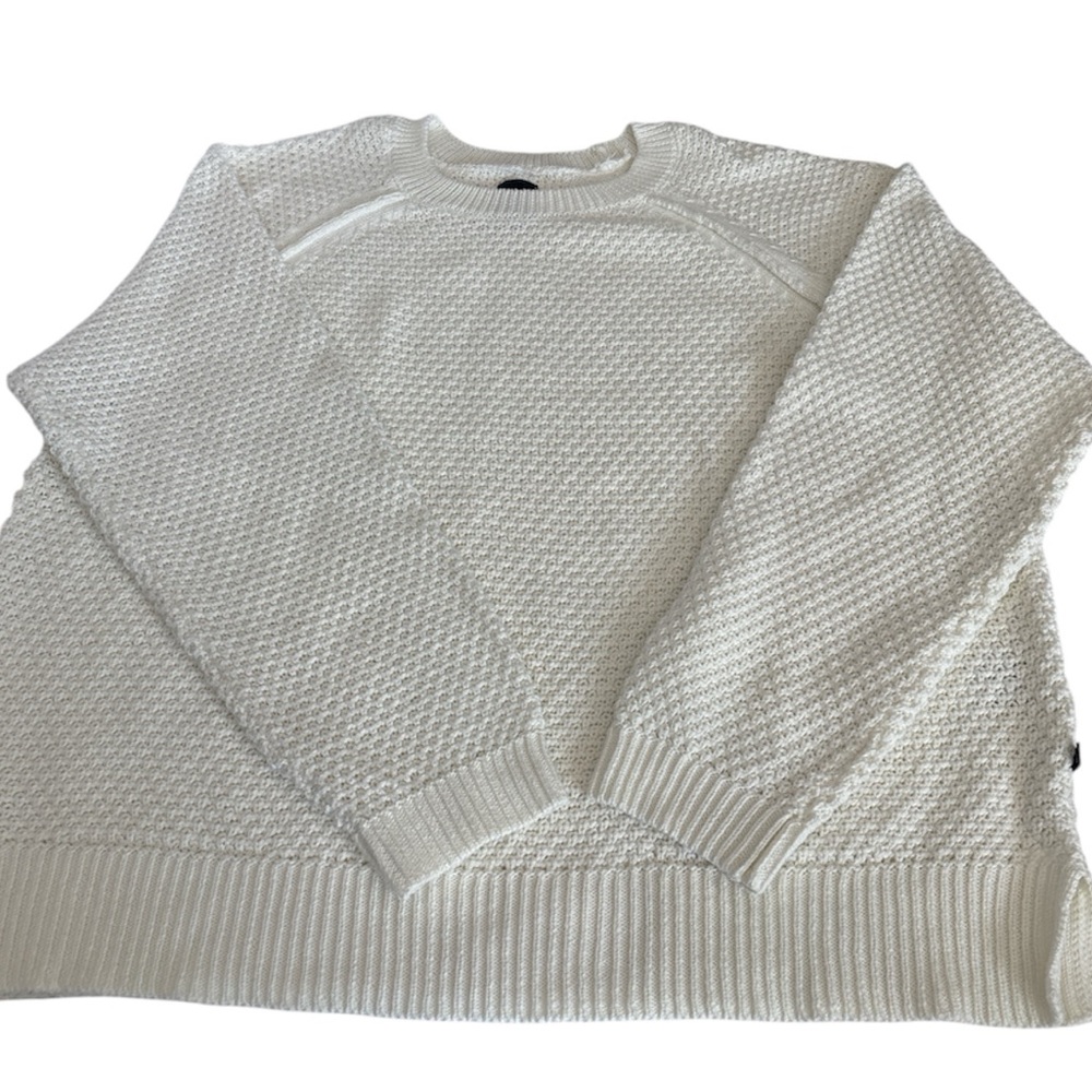 Gap Womens Oversize Chunky Ivory Sweater